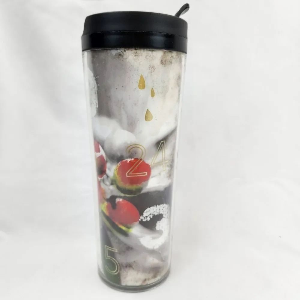 ☕️Starbucks 2012 Holly Berry Holiday 16oz Travel Tumbler #2
